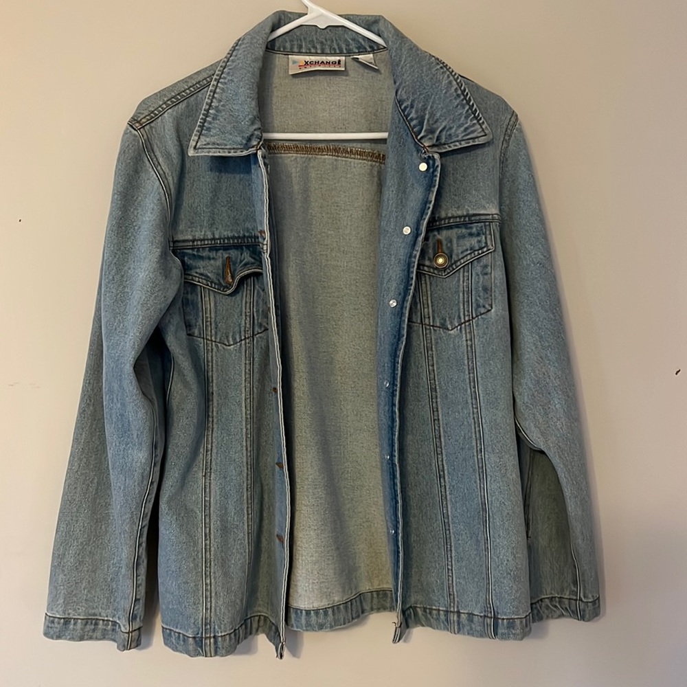 Custom Designed Jean Jacket Size Medium
